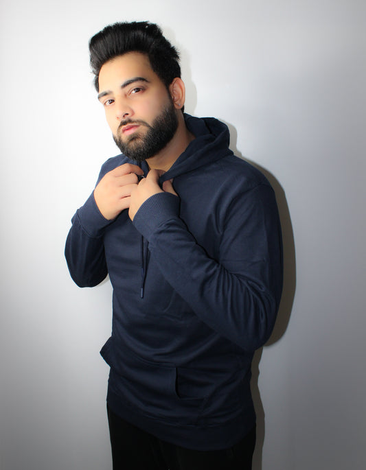 Montx Lightweight Basic Hoodie – Navy Blue