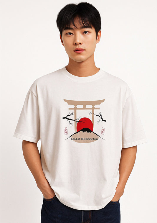 Montx White Boxy Fit Printed T-Shirt – Bold Street Edition