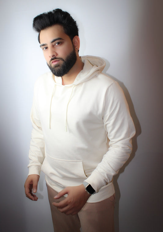 Montx Lightweight Basic Hoodie – Off White Color