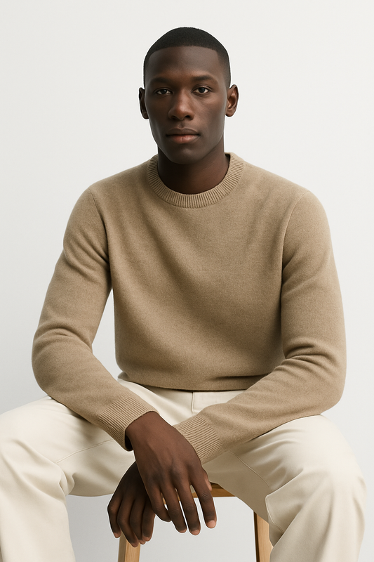 Montx Sand Beige Sweater – Classic Comfort in a Timeless Tone