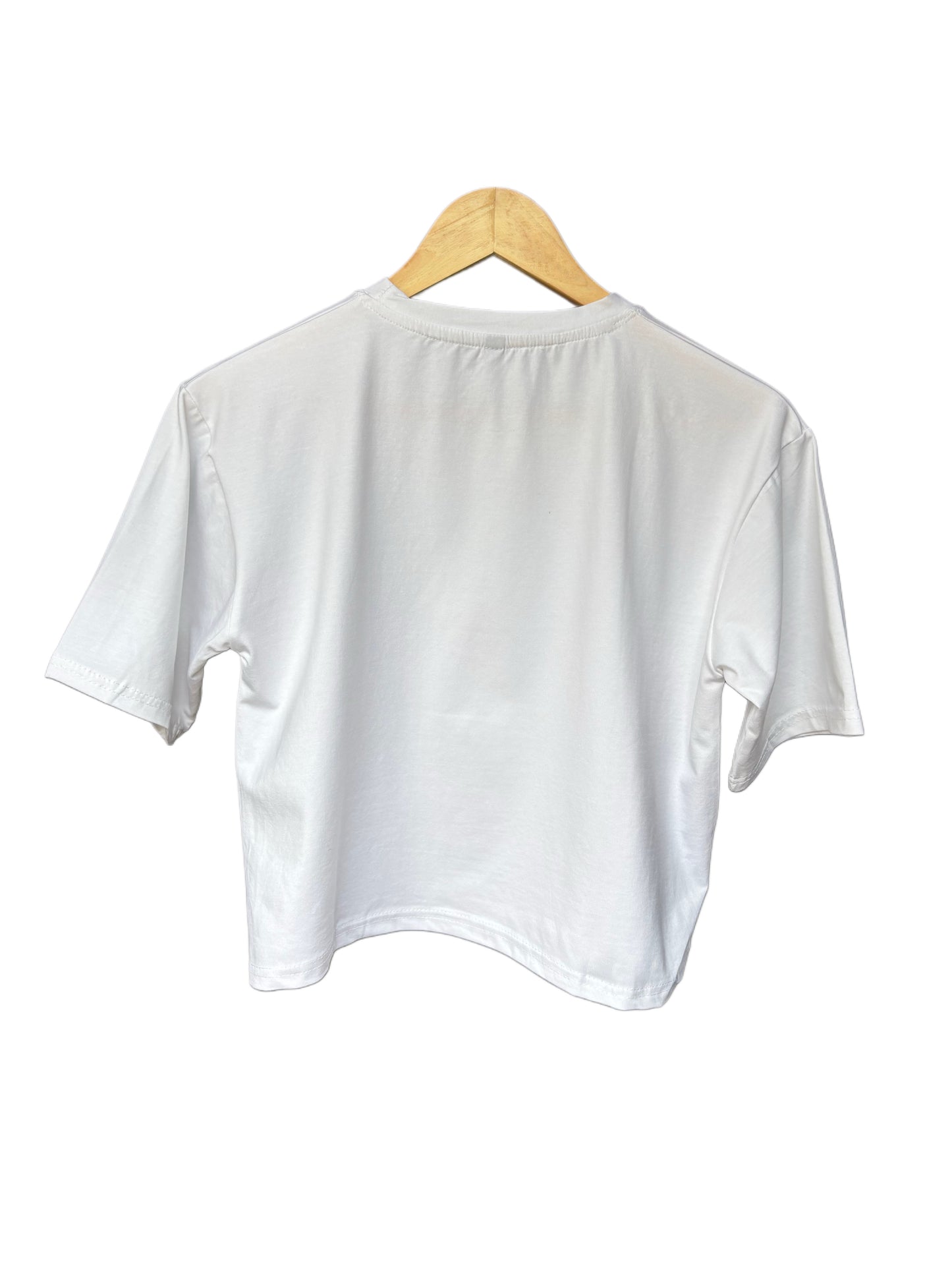 Women's White Color Pink Panther Printed T-shirt – Regular Fit