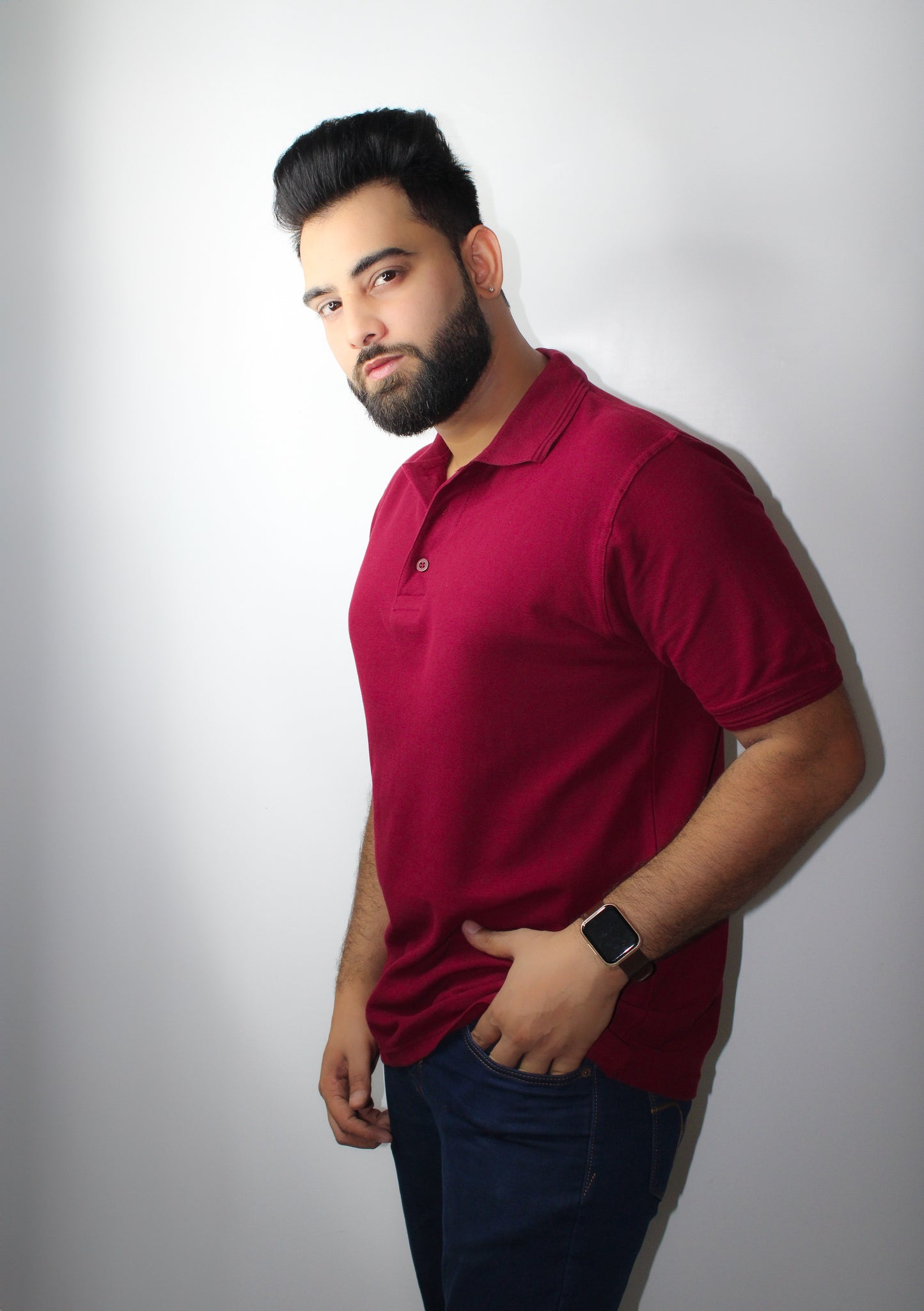Montx Men's Premium Polo T-Shirt – Maroon Color - Montx The Clothing Brand