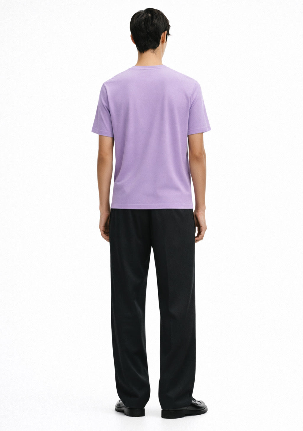 Men's Half Sleeve Round Neck T-Shirt Regular Fit - Lavender Color - Montx The Clothing Brand