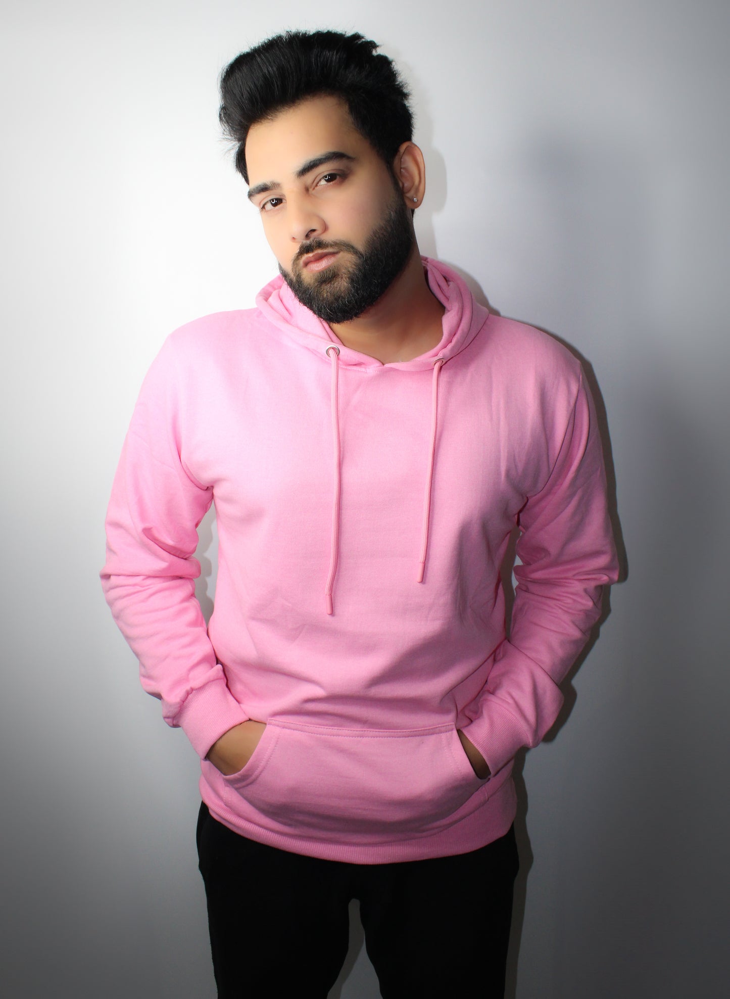 Montx Lightweight Basic Hoodie – Baby Pink