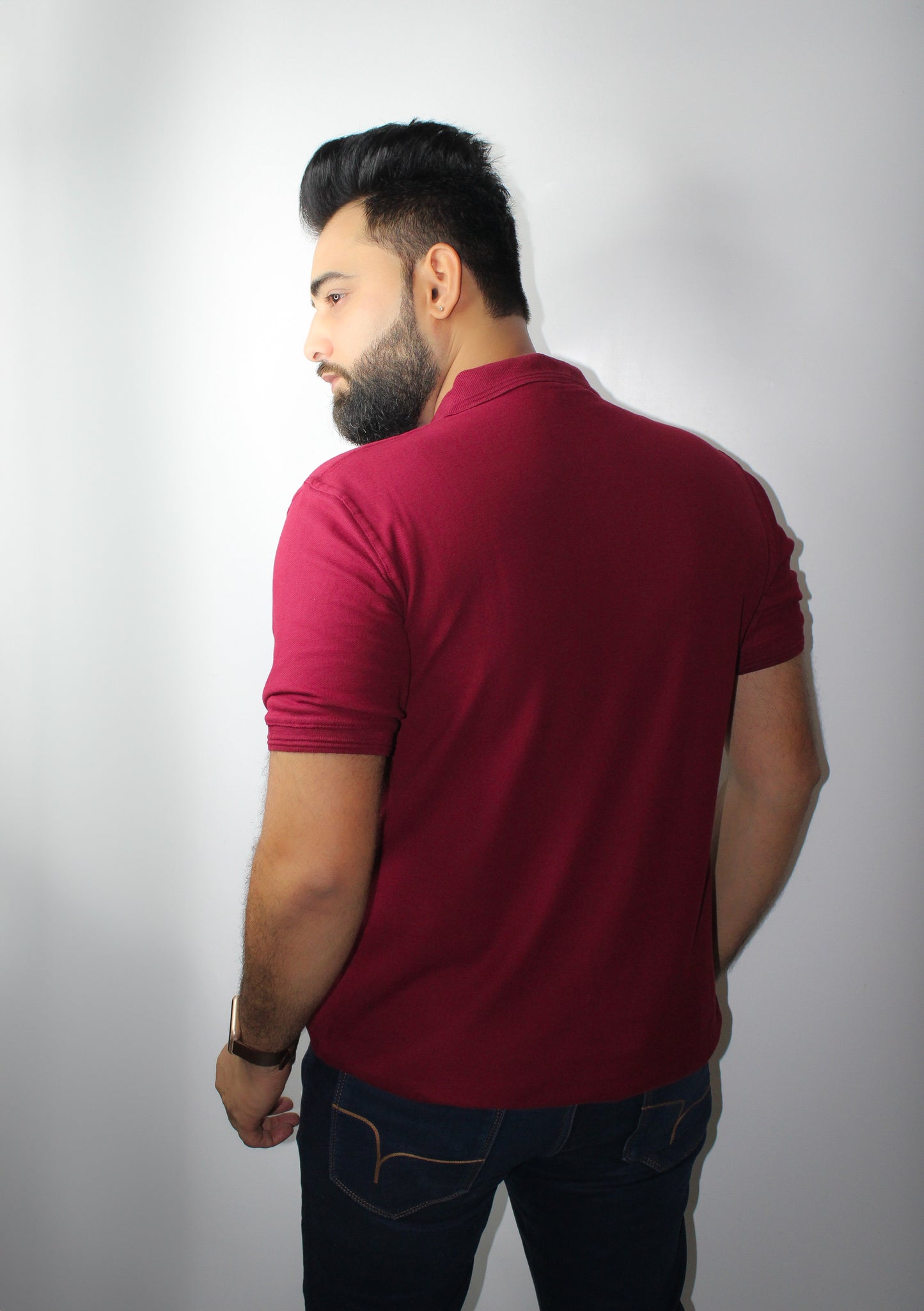 Montx Men's Premium Polo T-Shirt – Maroon Color - Montx The Clothing Brand