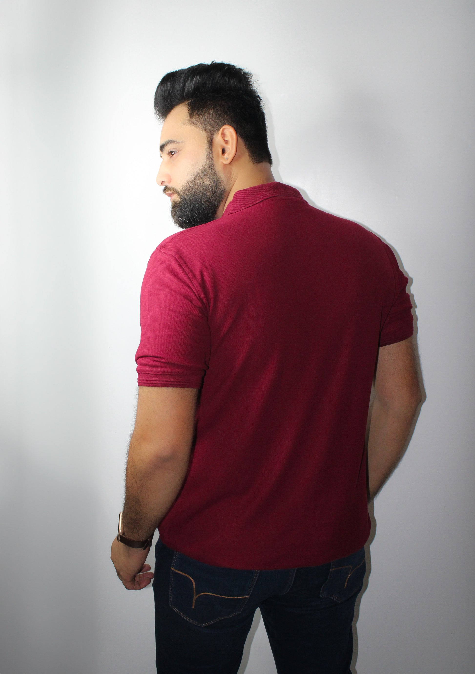 Montx Men's Premium Polo T-Shirt – Maroon Color - Montx The Clothing Brand