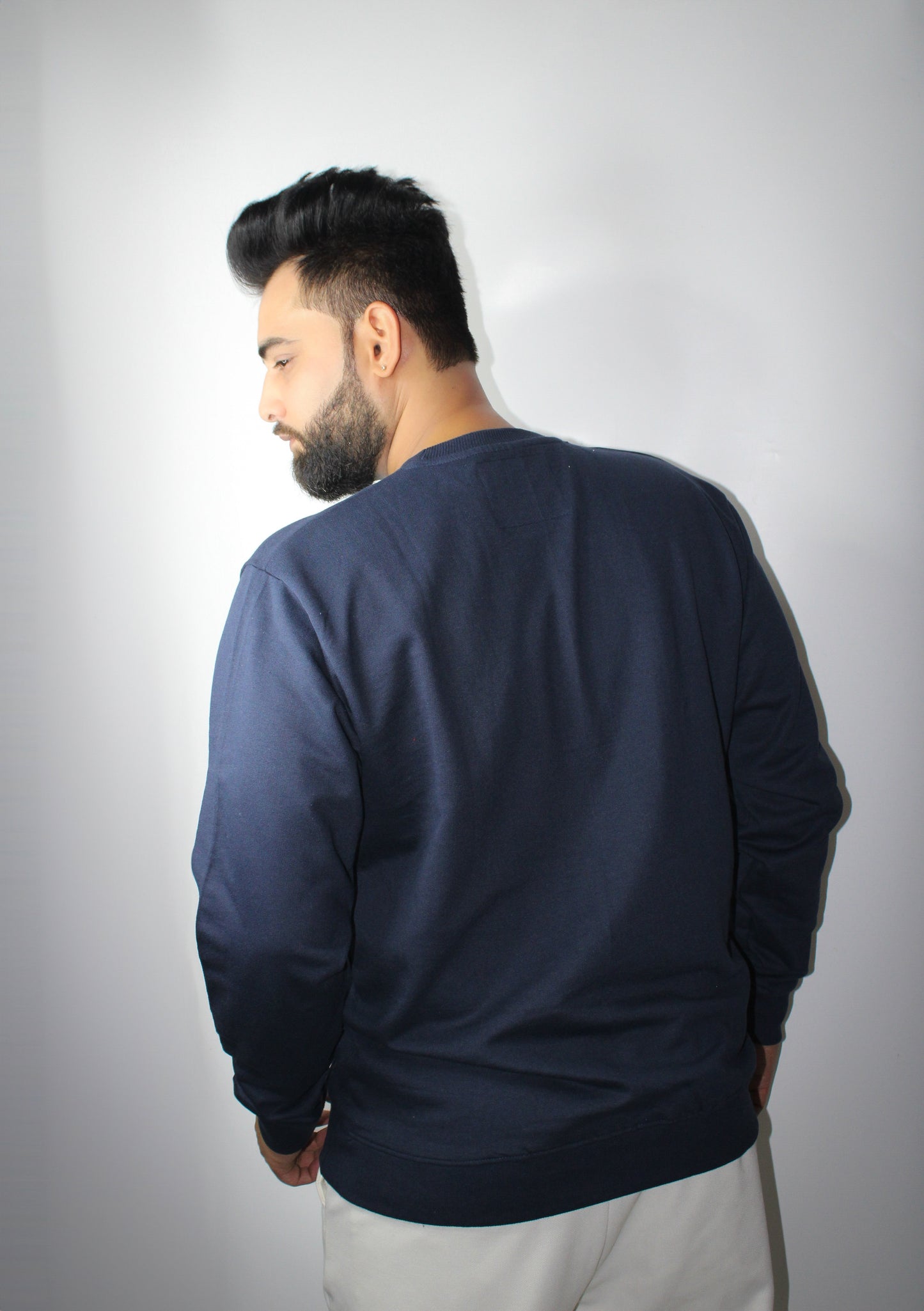 Essential Black Regular Fit Sweatshirt for Men - Montx The Clothing Brand