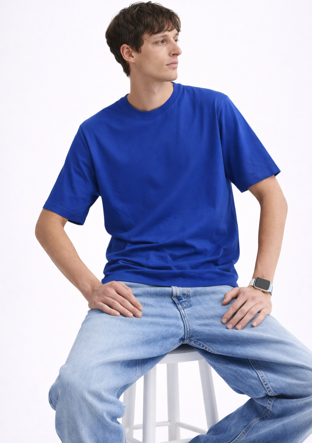 Men's Half Sleeve Round Neck Regular Fit T-Shirt  - Royal Blue Color - Montx The Clothing Brand