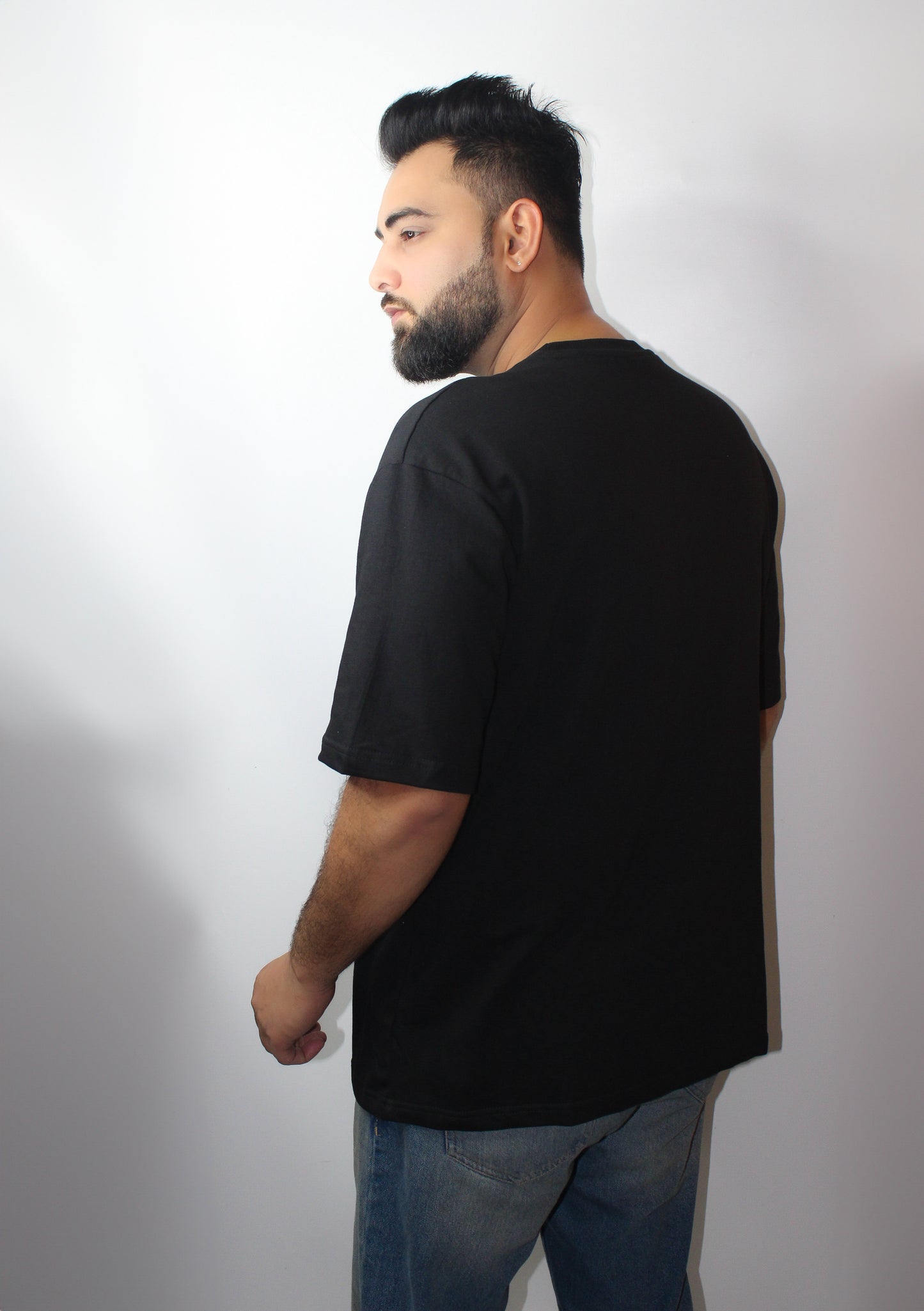 Montx Black Oversized T-Shirt – French Terry Cotton - Montx The Clothing Brand