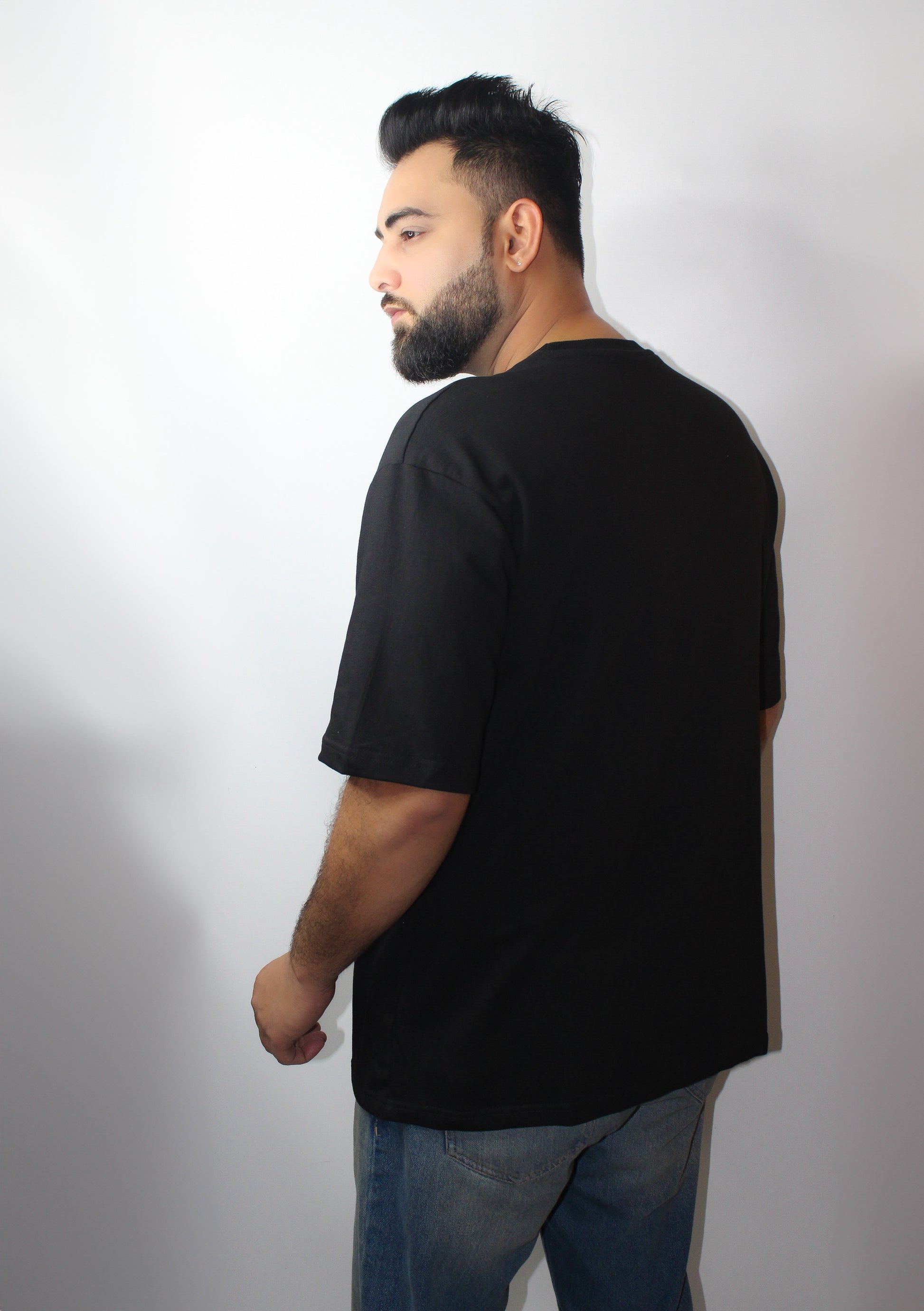 Montx Black Oversized T-Shirt – French Terry Cotton - Montx The Clothing Brand