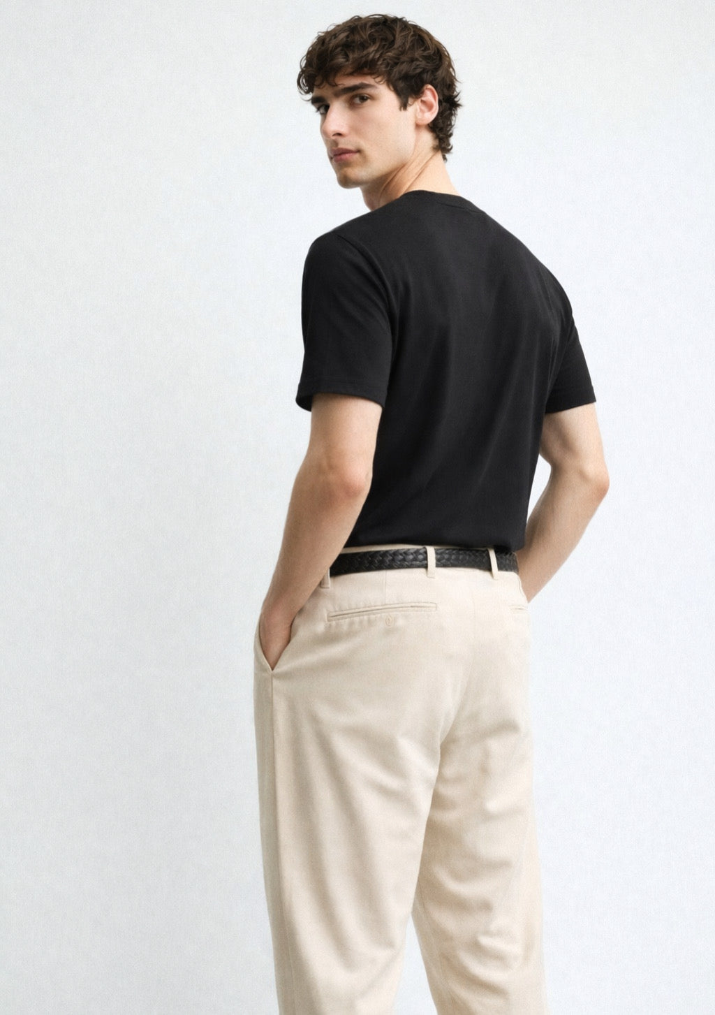 Men's Half Sleeve Round Neck Regular Fit T-Shirt – Black Color - Montx The Clothing Brand