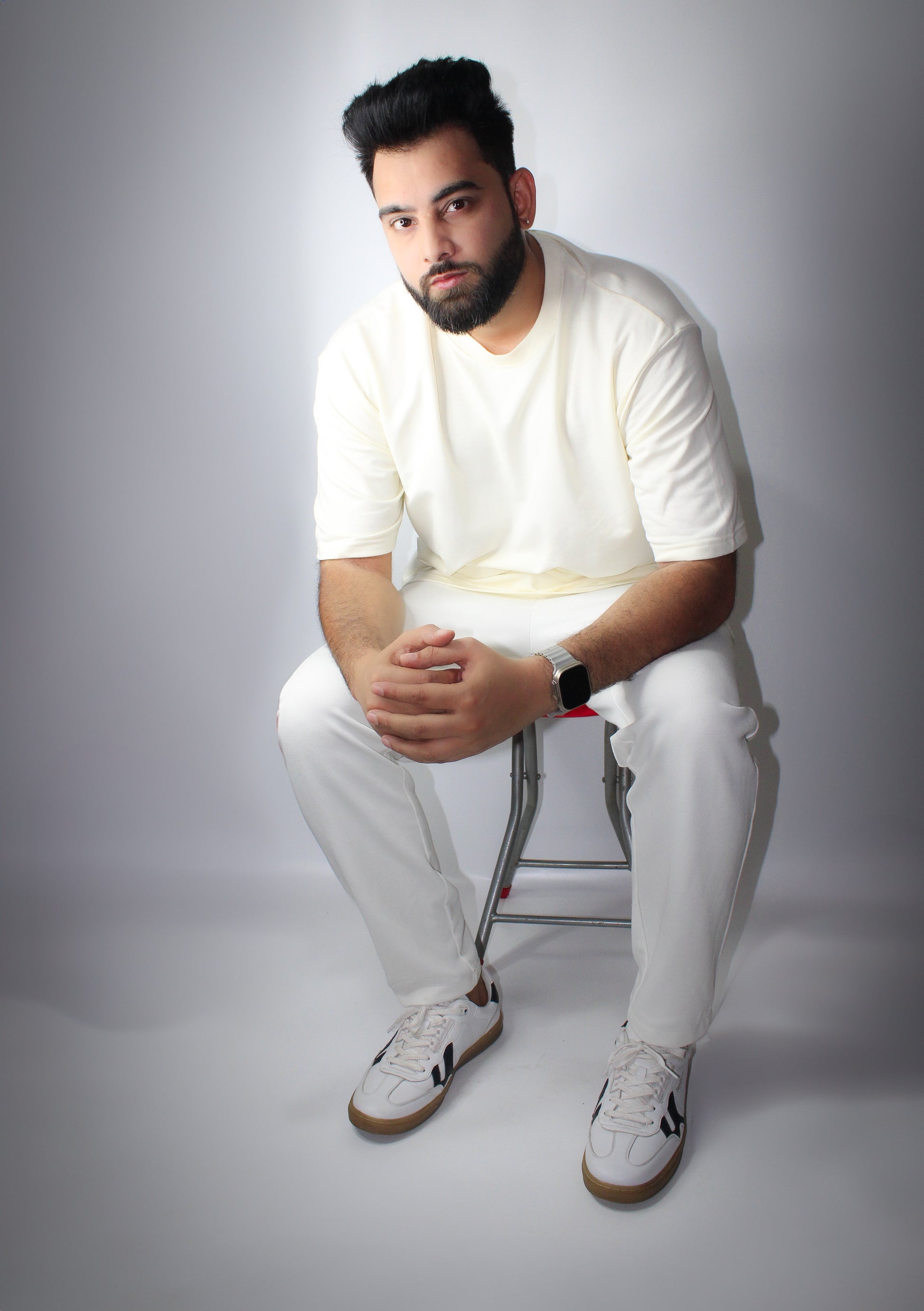 Men's Oversized Off-White T-Shirt for Men – French Terry Cotton - Montx The Clothing Brand