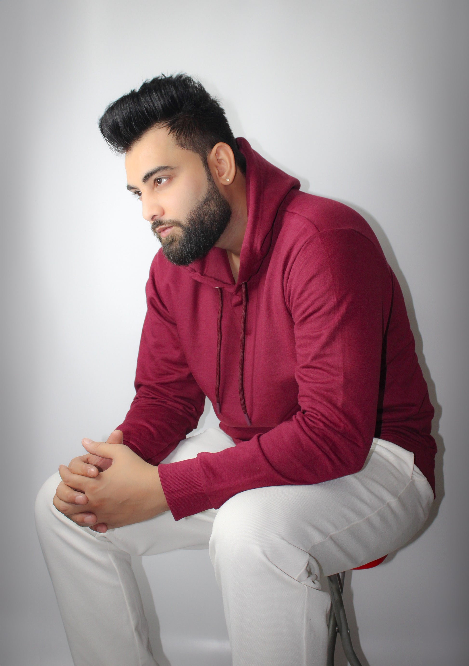 Montx Signature Maroon Hoodie – Bold, Streetwear Comfort - Montx The Clothing Brand