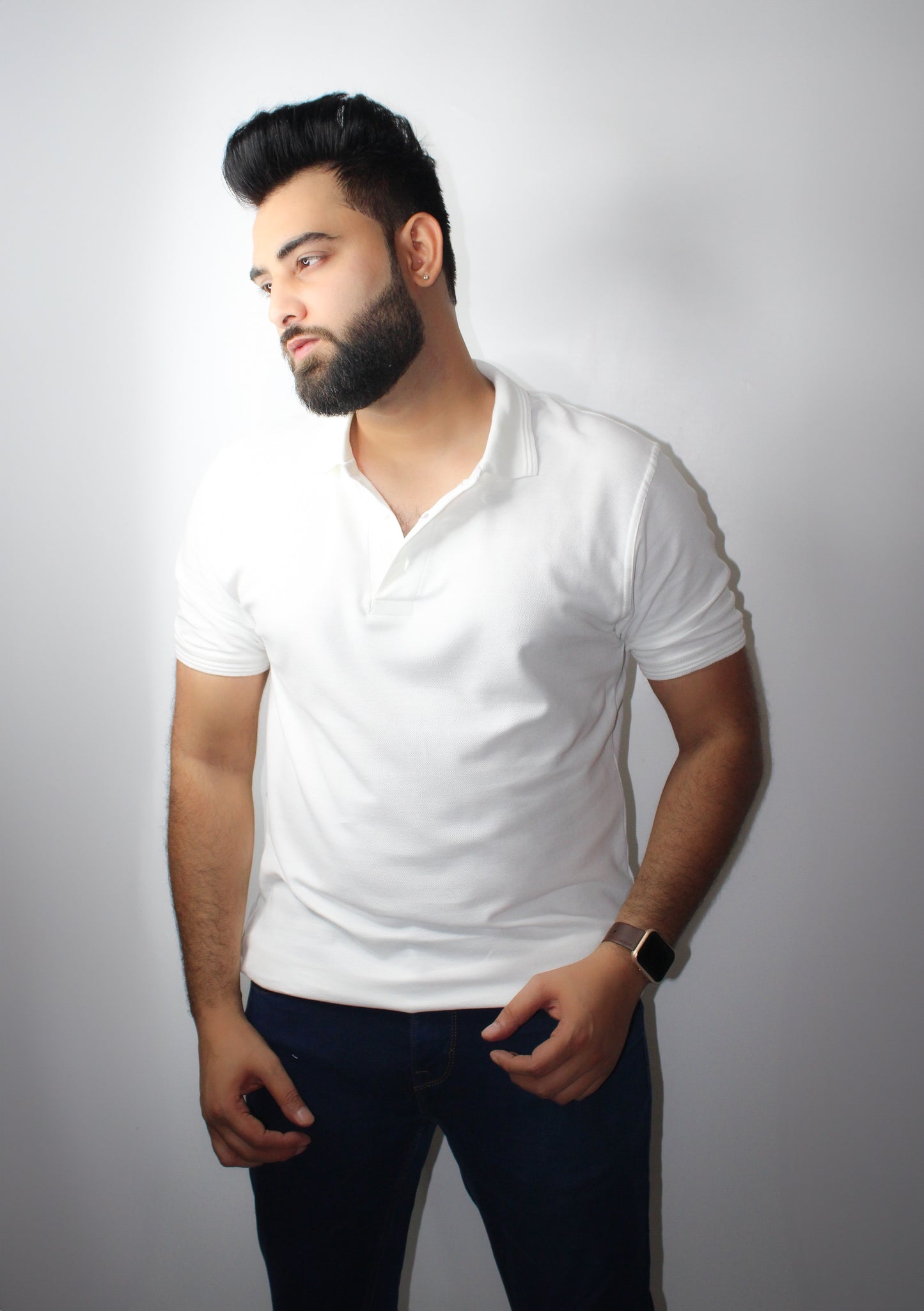 Montx Men's Premium Polo T-Shirt – White Color - Montx The Clothing Brand