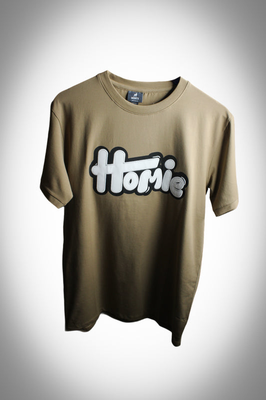 Montx Men's Half Sleeve Round Neck T-shirt Regular Fit - Coffee Color