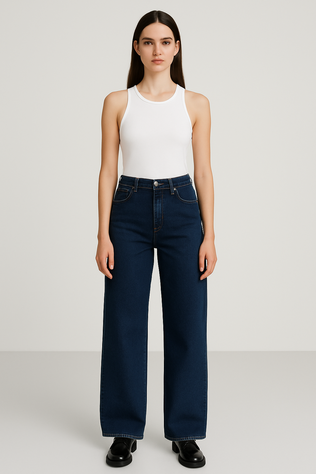 Montx Women's  Denim Jeans Straight Fit - Royal Blue Color