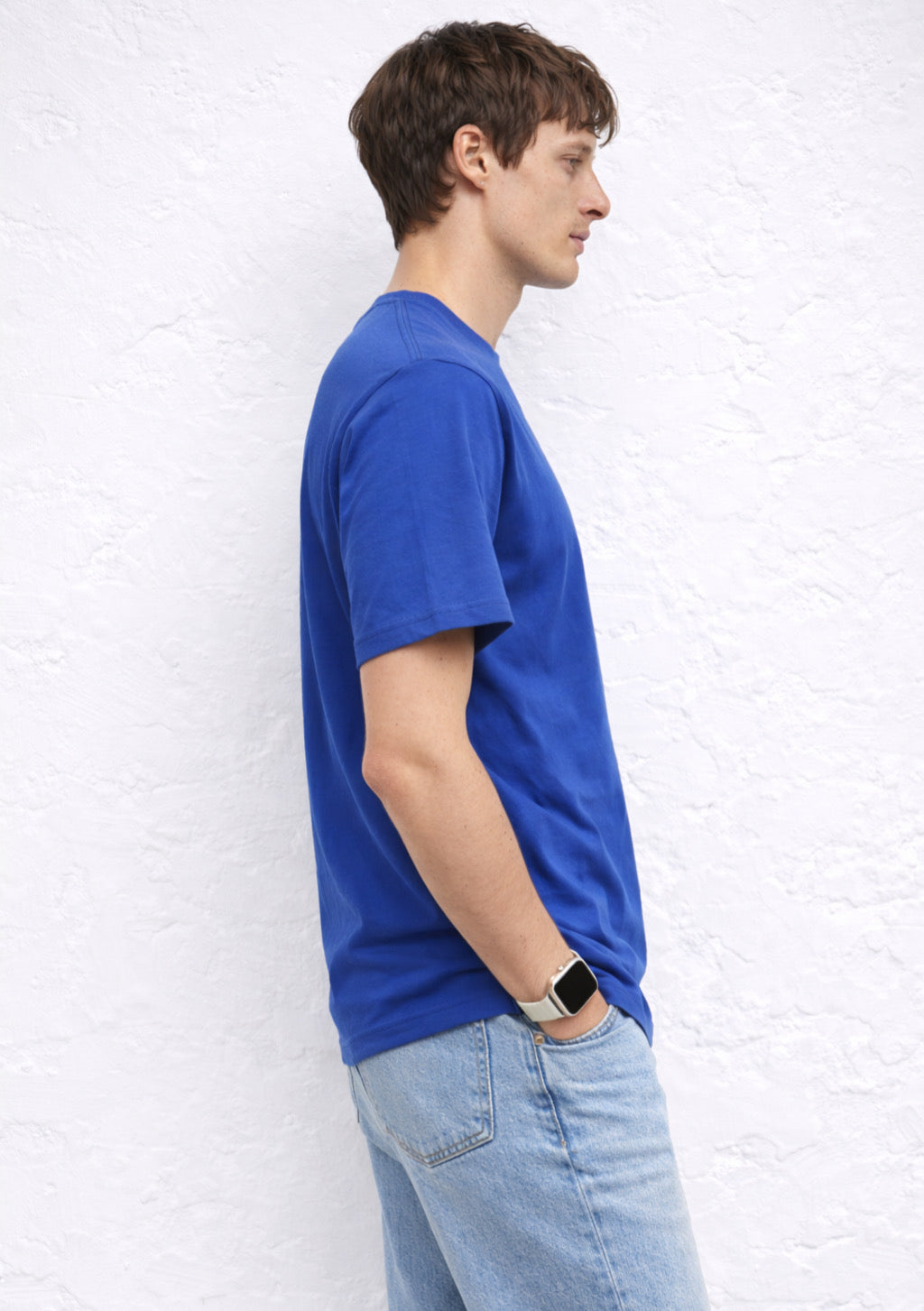 Men's Half Sleeve Round Neck Regular Fit T-Shirt  - Royal Blue Color - Montx The Clothing Brand