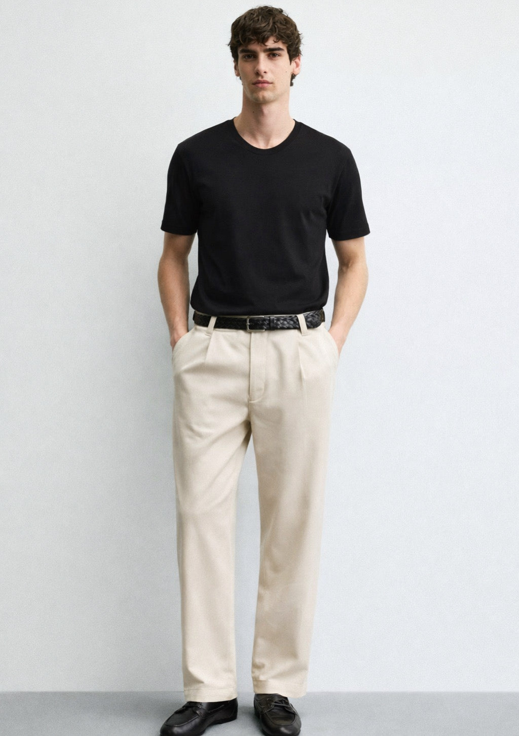 Men's Half Sleeve Round Neck Regular Fit T-Shirt – Black Color - Montx The Clothing Brand