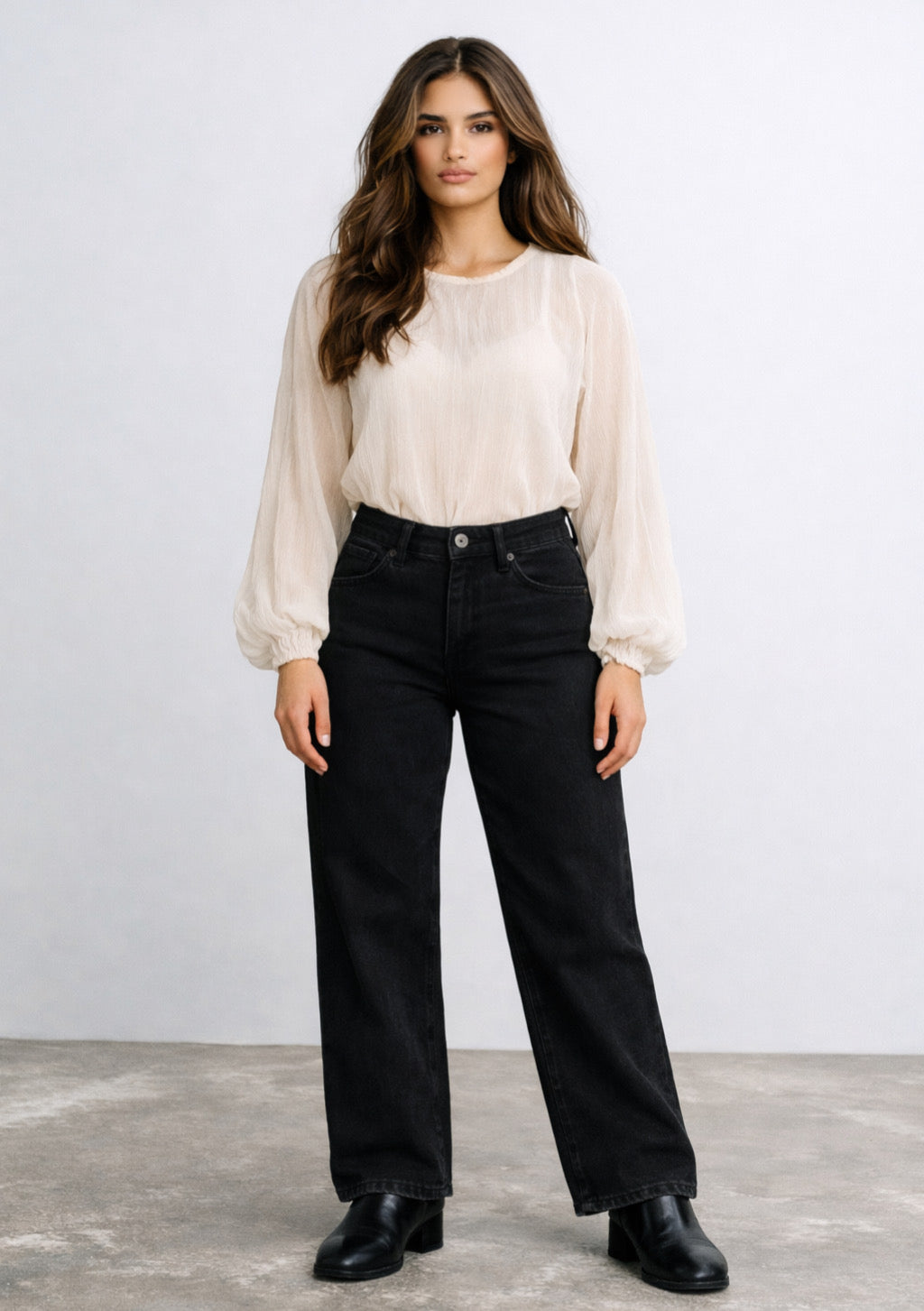 Montx Women's Denim Jeans Straight Fit - Black Color - Montx The Clothing Brand