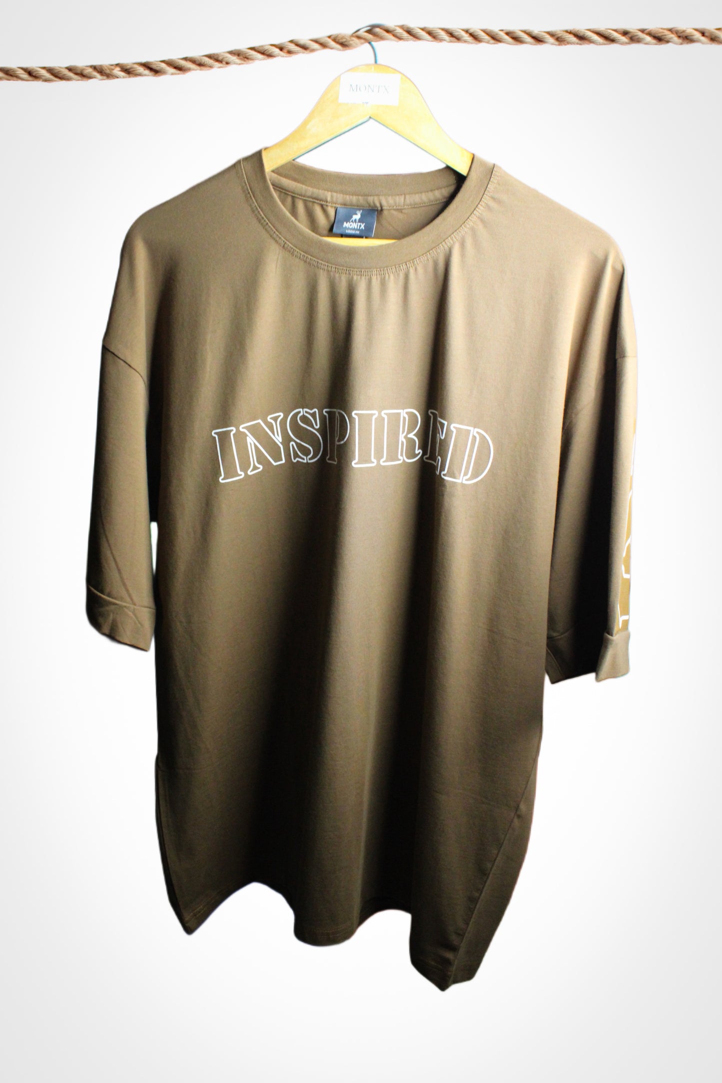Montx Men's Inspired Print T-shirt – Oversized Fit