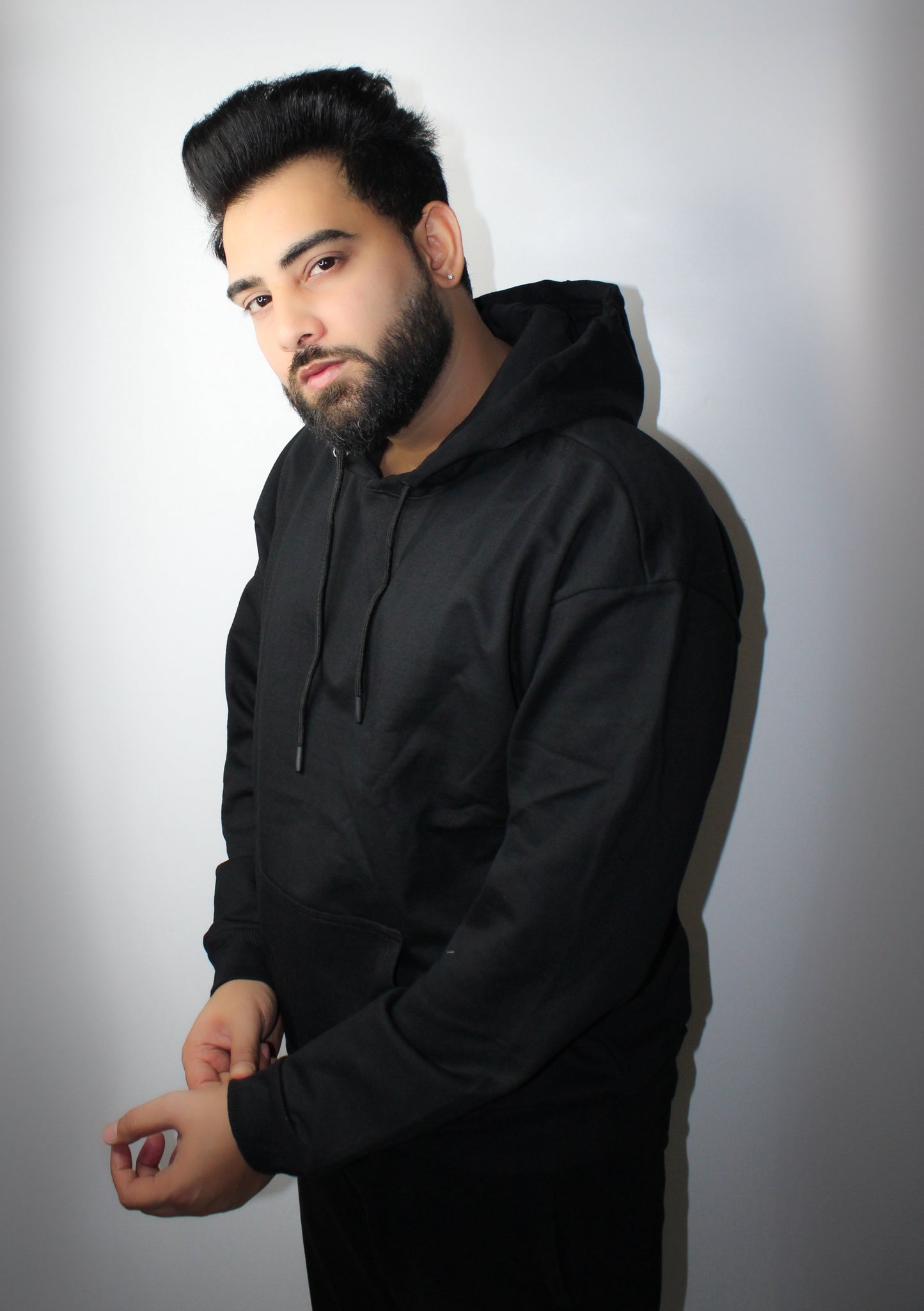 Montx Oversized Drop Shoulder Hoodie – Black Color - Montx The Clothing Brand