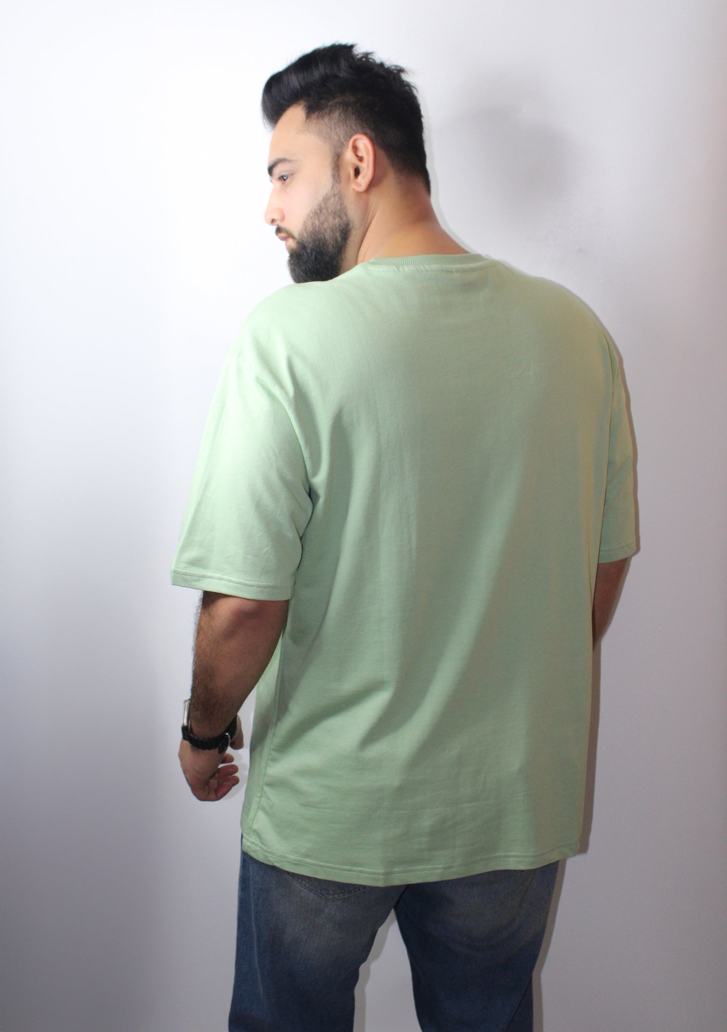 Montx Pistachio Green Oversized T-Shirt – French Terry Cotton - Montx The Clothing Brand