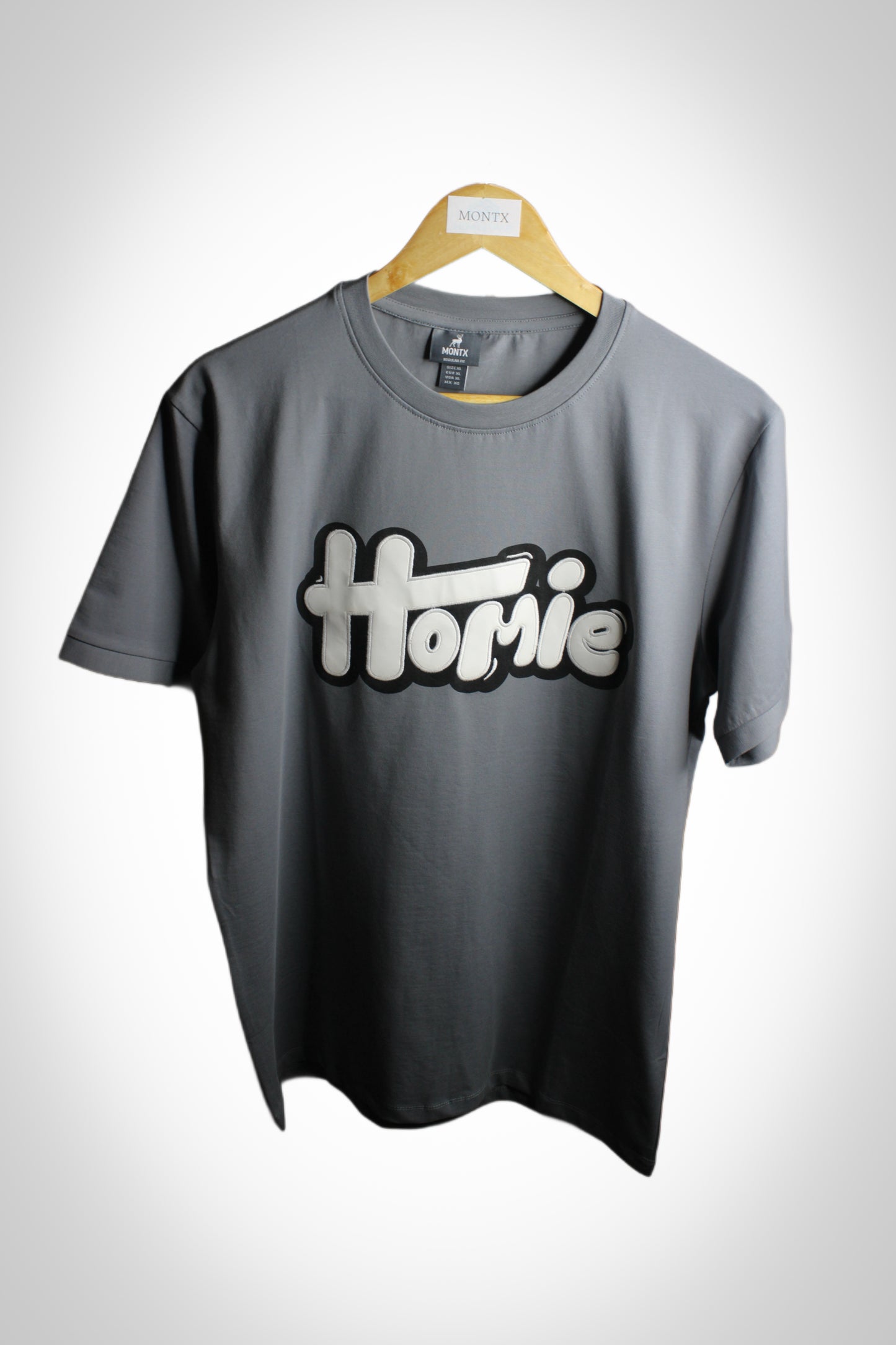 Men's Half Sleeve Round Neck T-Shirt  Regular Fit - Grey Color