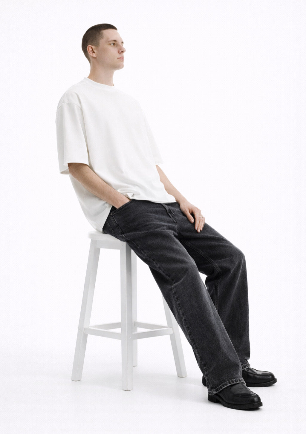 Montx Classic Boxy Fit T-Shirt - White Color - Montx The Clothing Brand