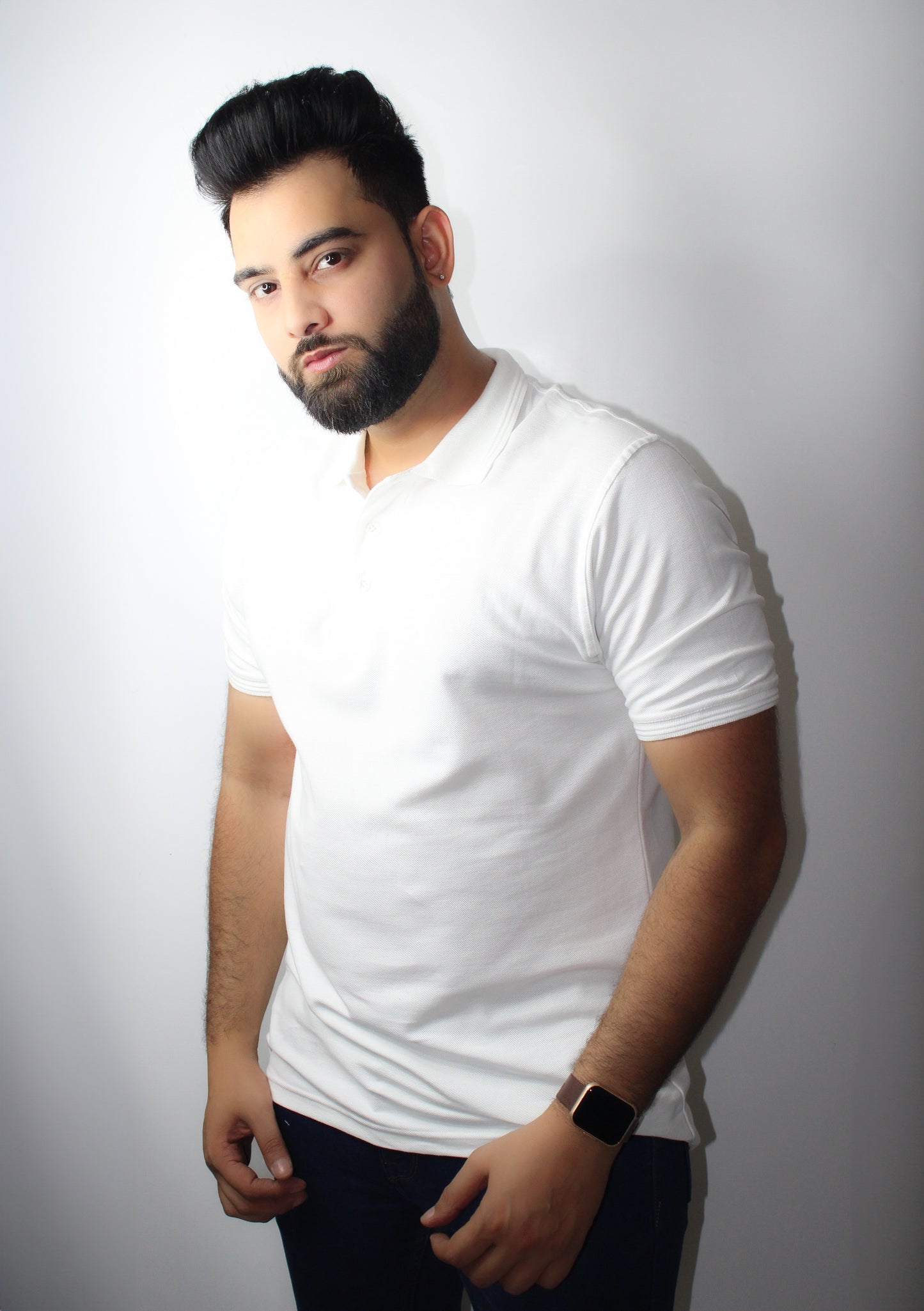 Montx Men's Premium Polo T-Shirt – White Color - Montx The Clothing Brand