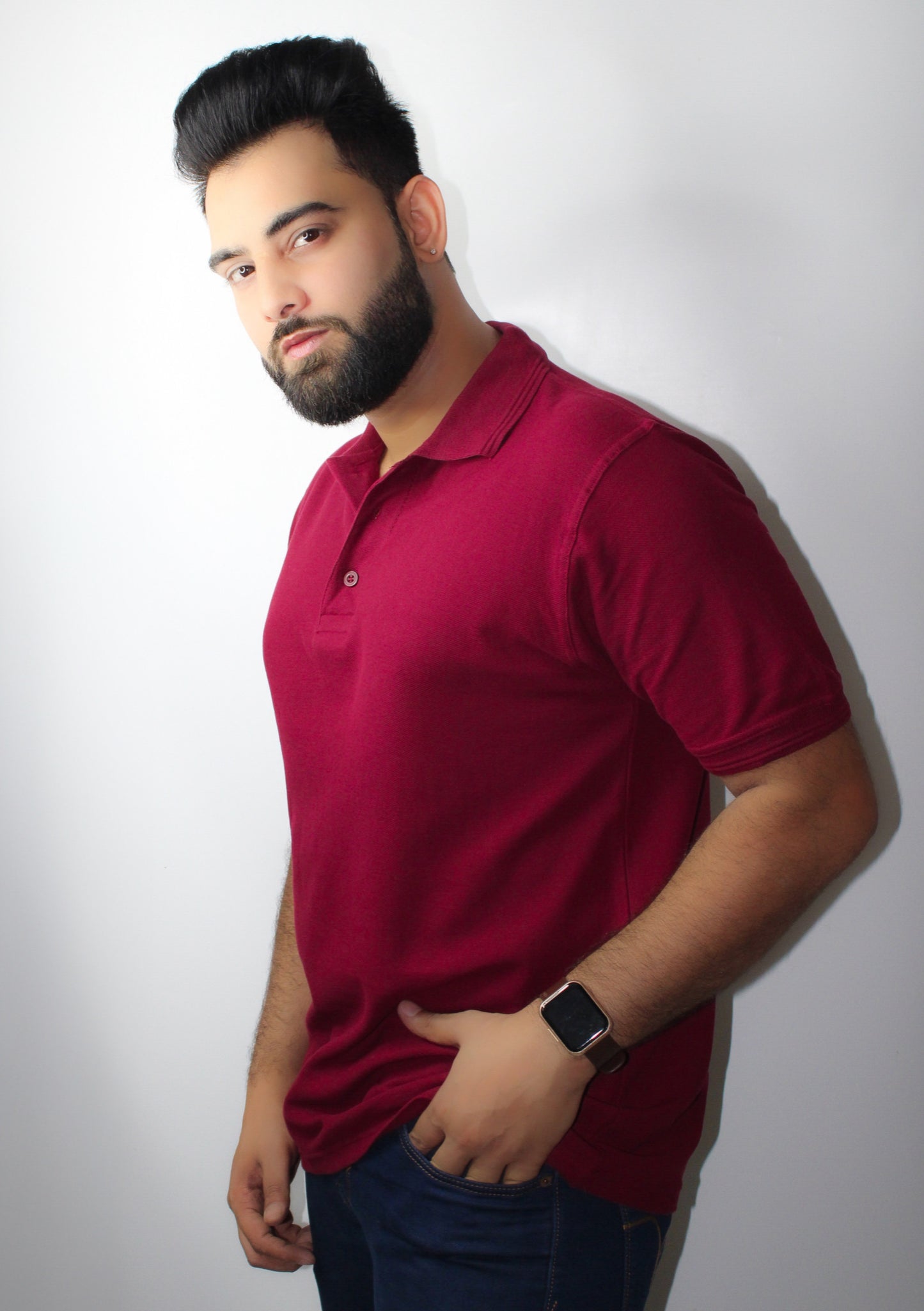 Montx Men's Premium Polo T-Shirt – Maroon Color - Montx The Clothing Brand