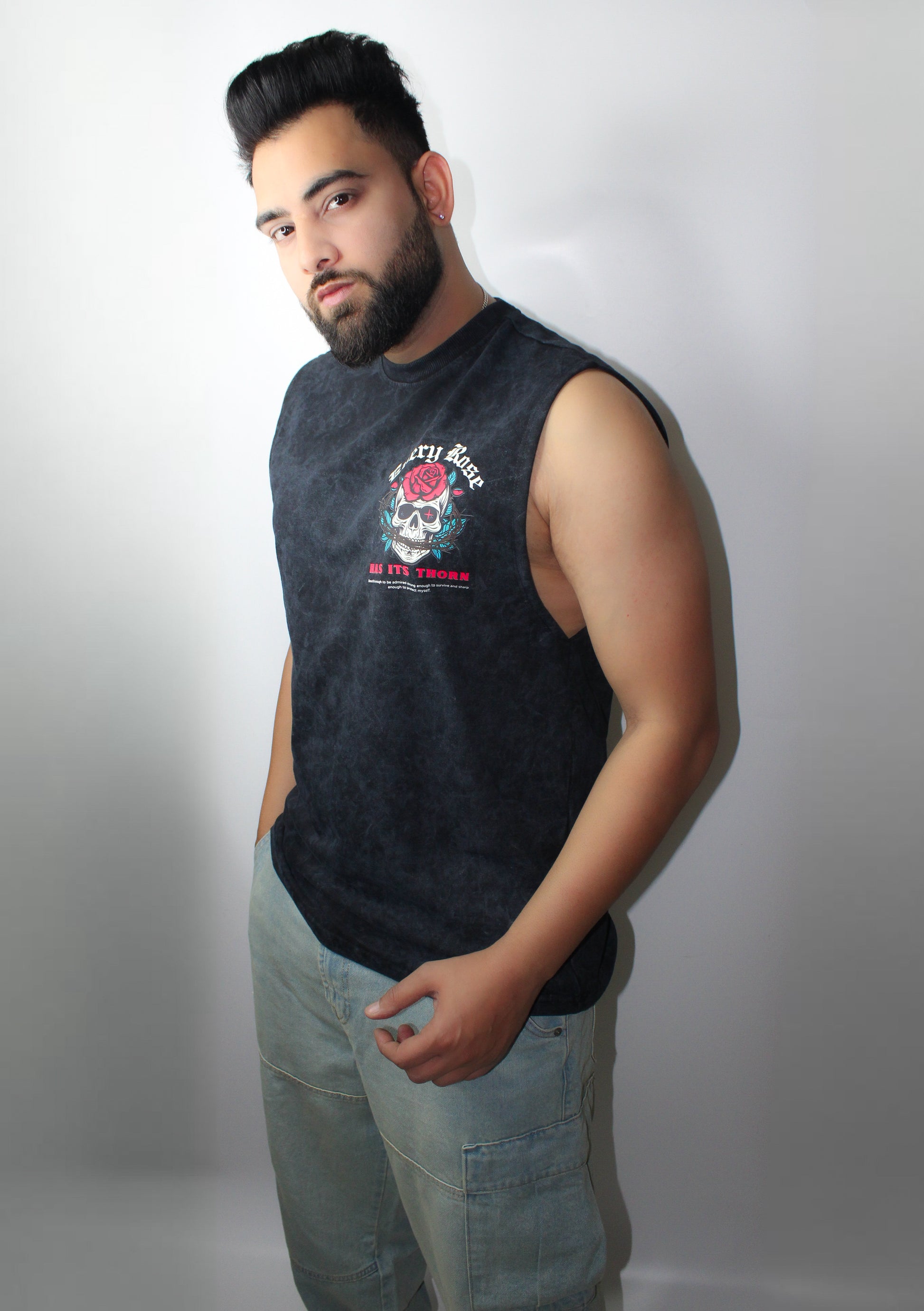 Montx Every Rose Thorn Tank Top – Front Minimal, Back Statement Edition - Montx The Clothing Brand