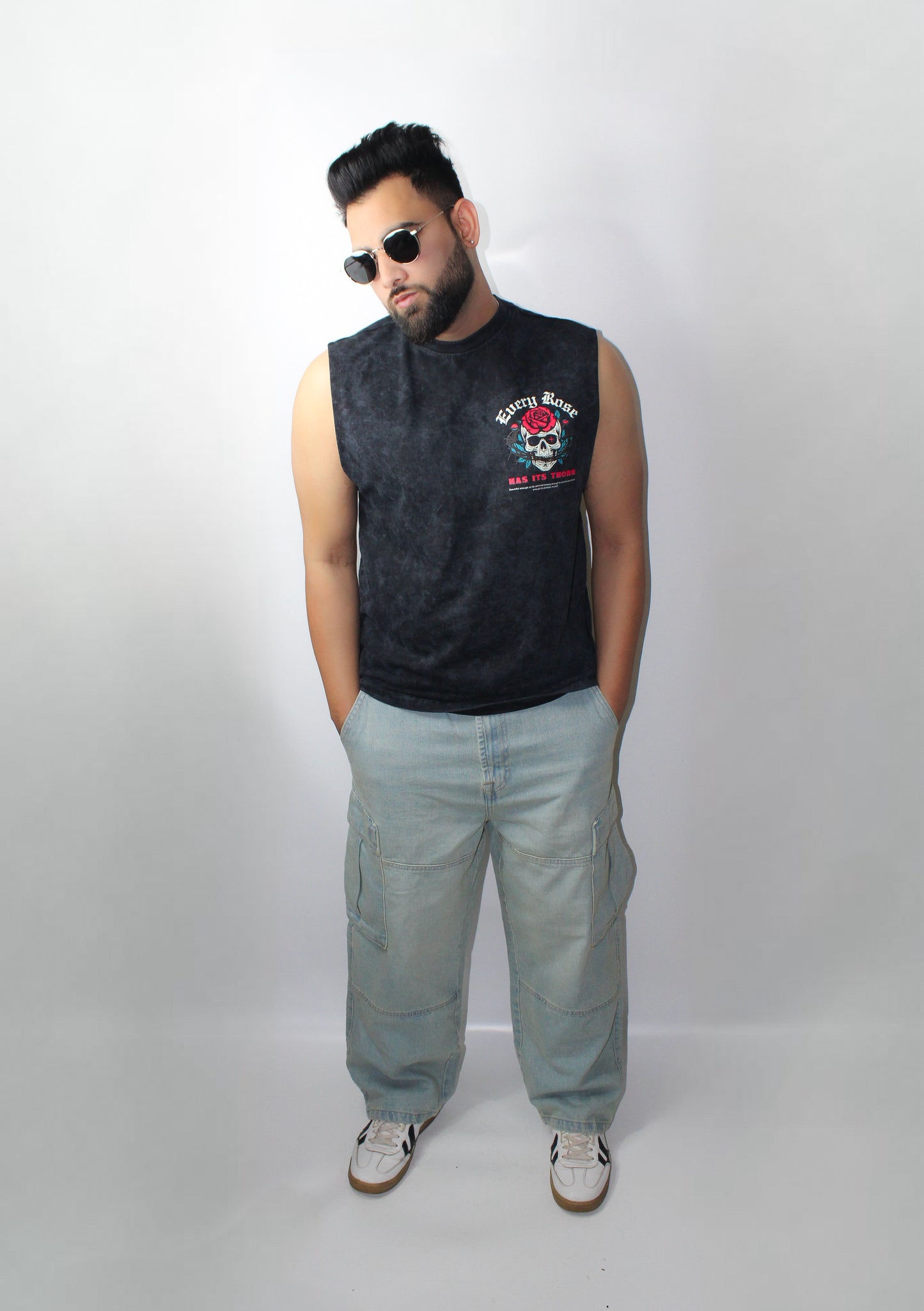 Montx Every Rose Thorn Tank Top – Front Minimal, Back Statement Edition - Montx The Clothing Brand