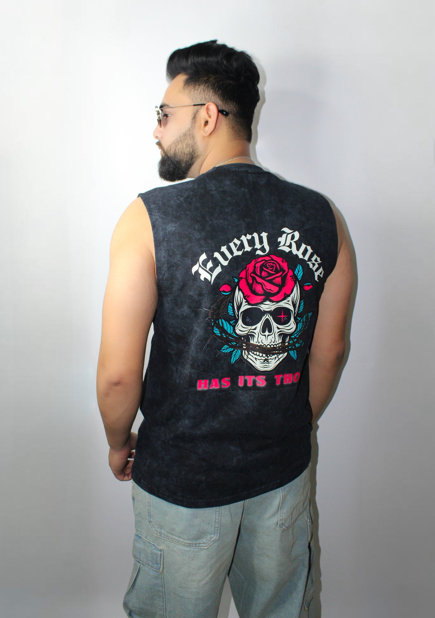 Montx Every Rose Thorn Tank Top – Front Minimal, Back Statement Edition - Montx The Clothing Brand