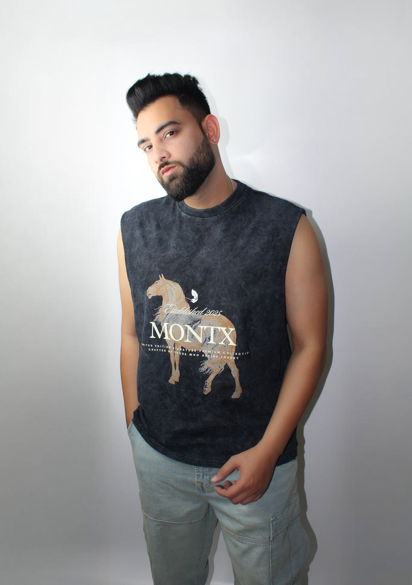 Montx Regal Horse Graphic Tank Top – Luxury Collection - Montx The Clothing Brand