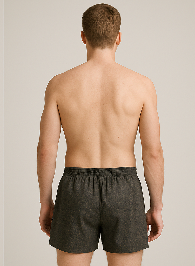 Montx Men's Cotton Relaxed Fit Printed Boxer Shorts - Black