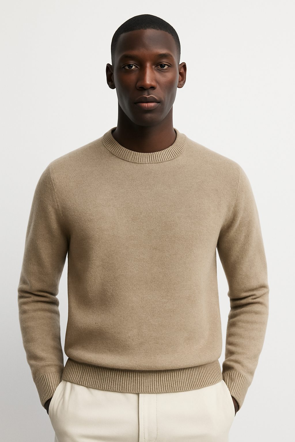 Montx Sand Beige Sweater – Classic Comfort in a Timeless Tone